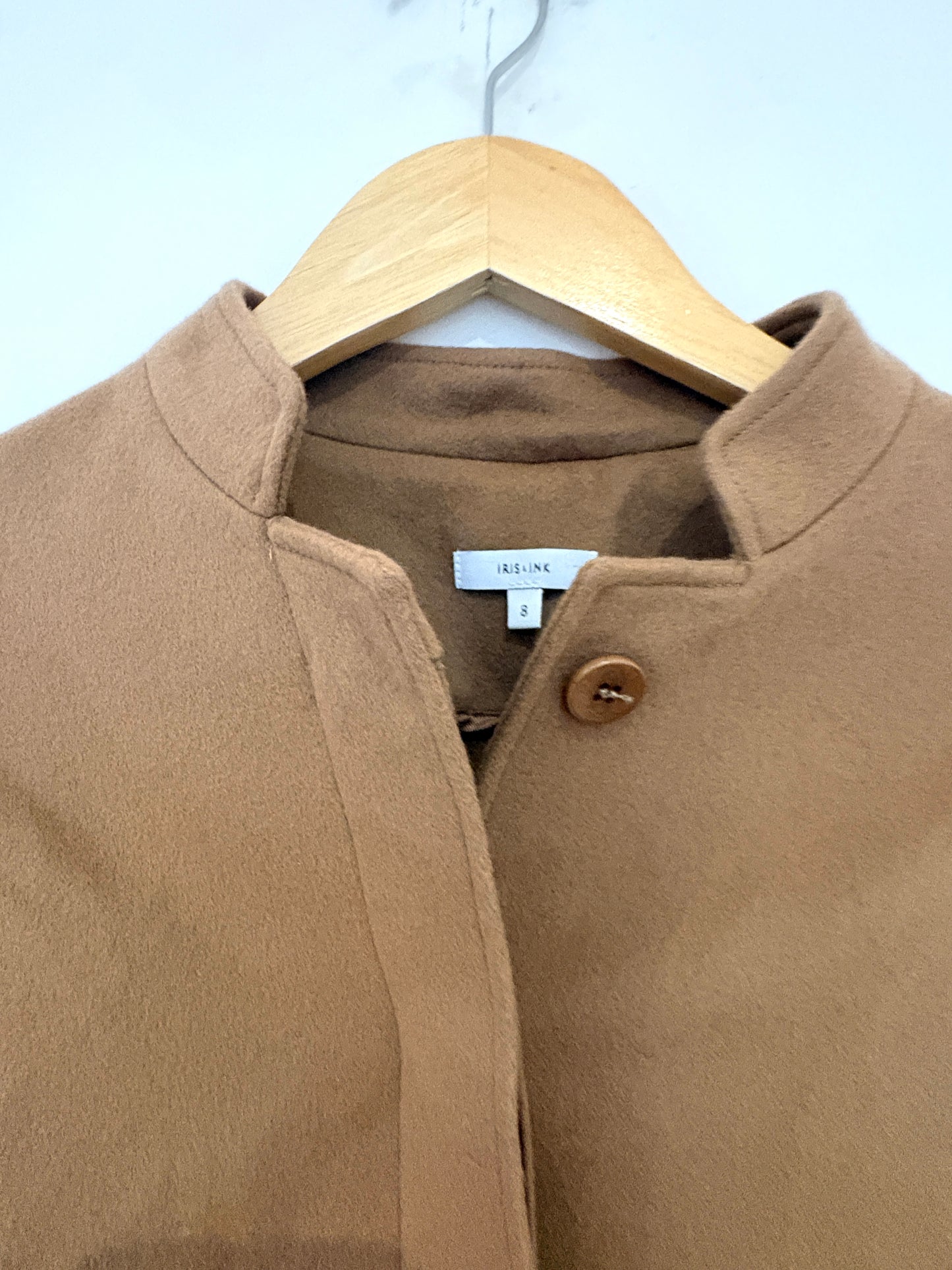 Iris & Ink Camel Wool Jacket UK 8
