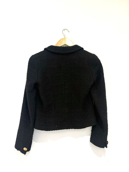Luisa Spagnoli Cropped Tweed Jacket UK 8