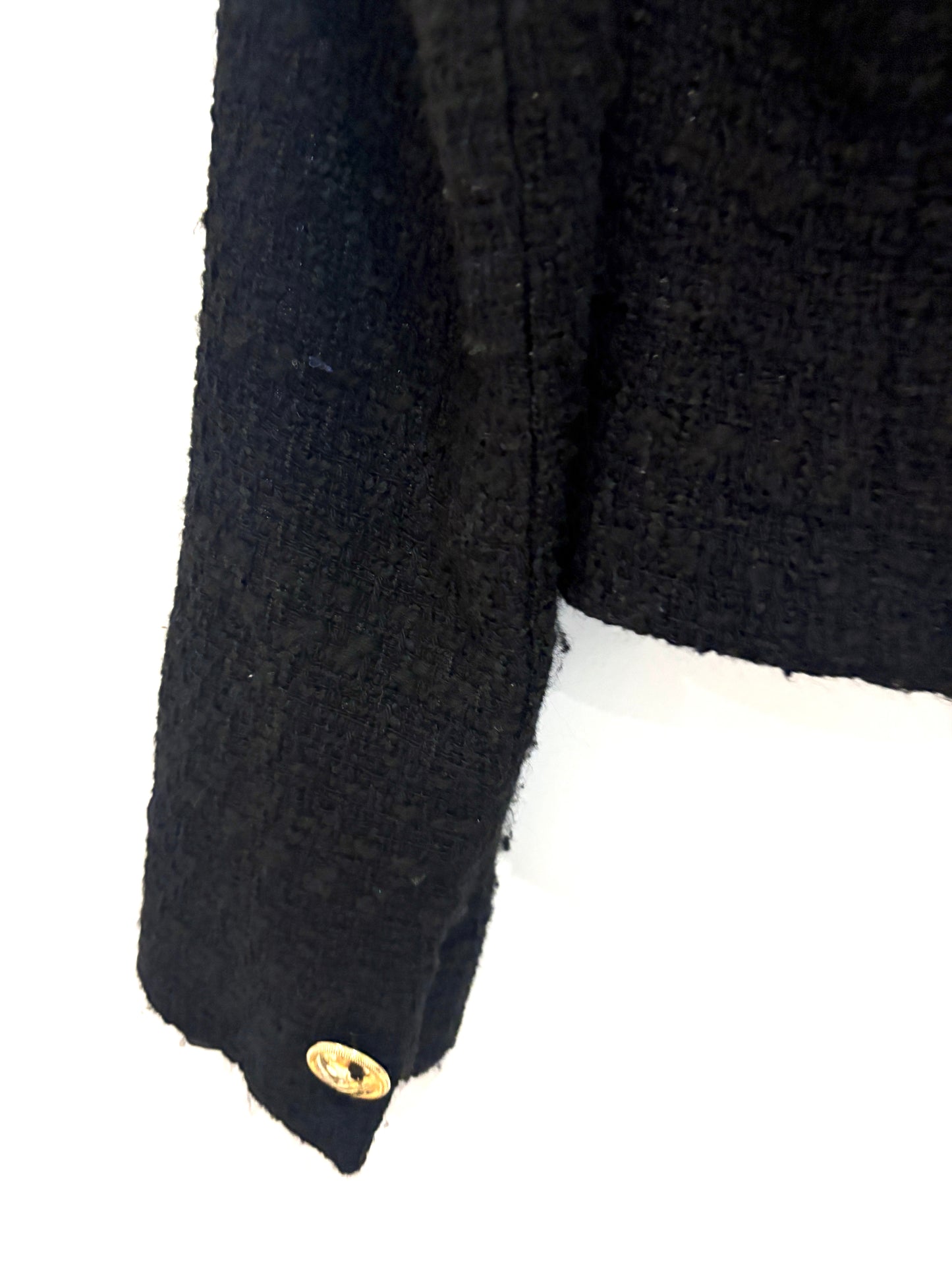 Luisa Spagnoli Cropped Tweed Jacket UK 8
