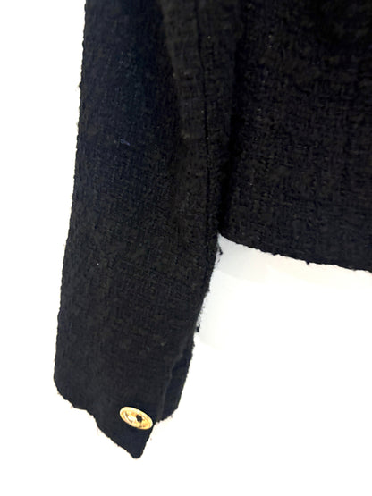 Luisa Spagnoli Cropped Tweed Jacket UK 8