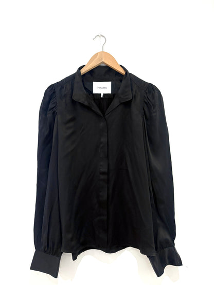 Frame Black Silk Shirt