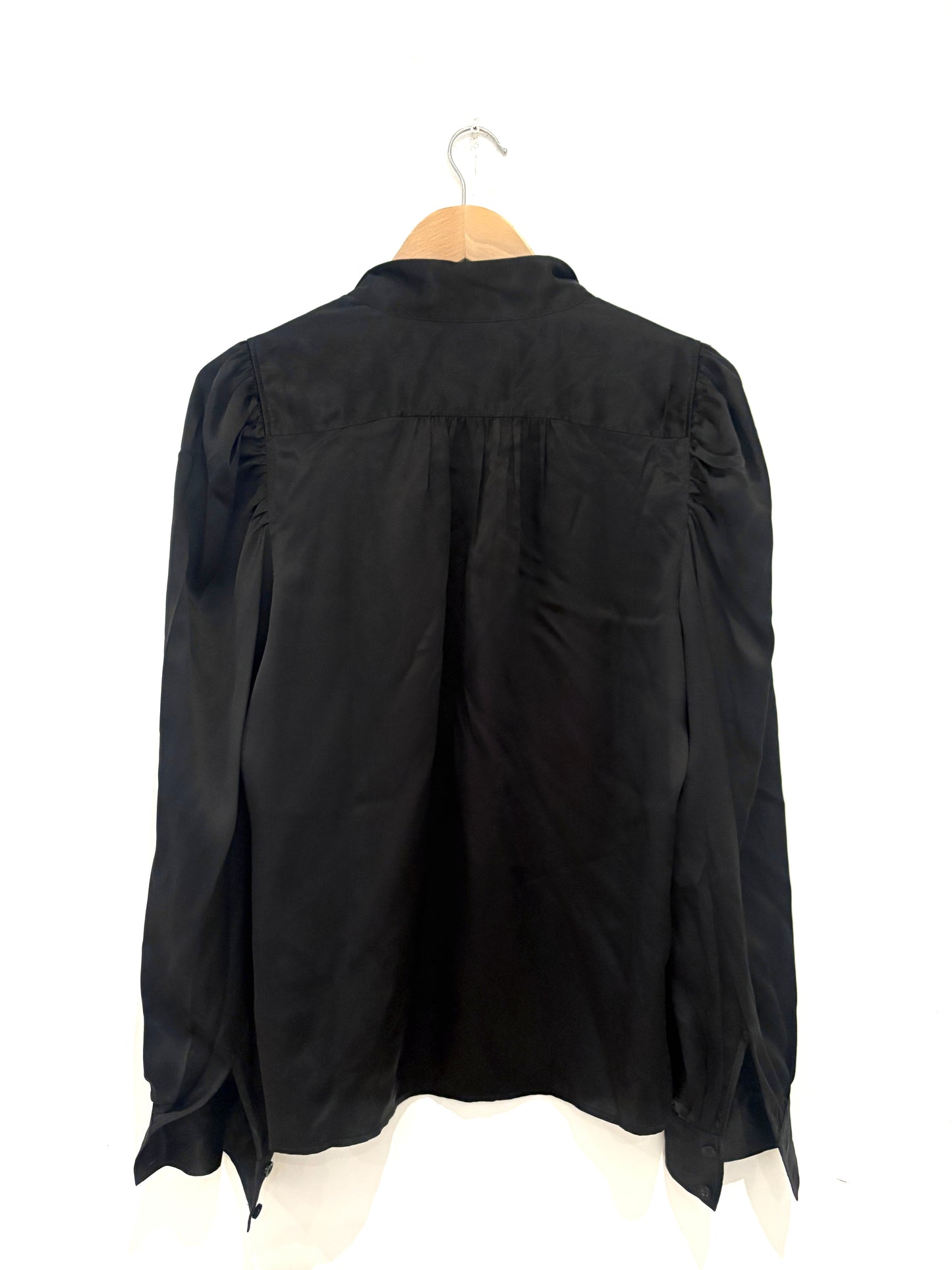 Frame Black Silk Shirt L