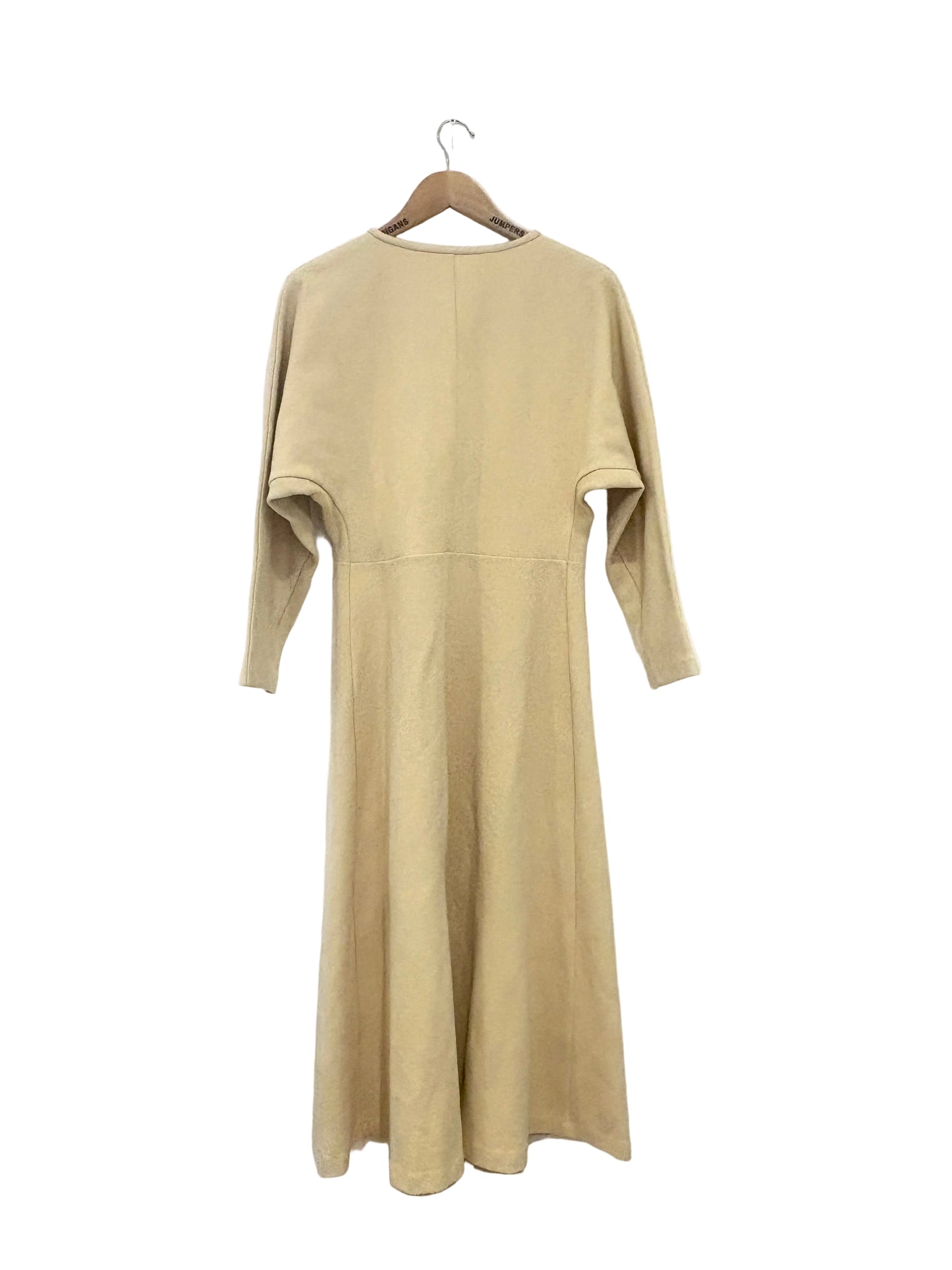 Jigsaw Crepe Beige Zip Dress L