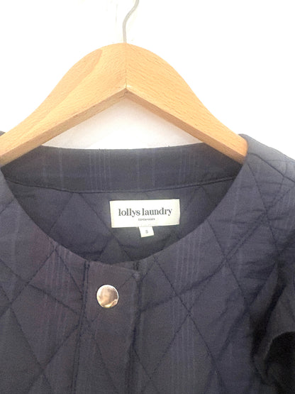 Lollys Laundry Navy Quilted Jacket S