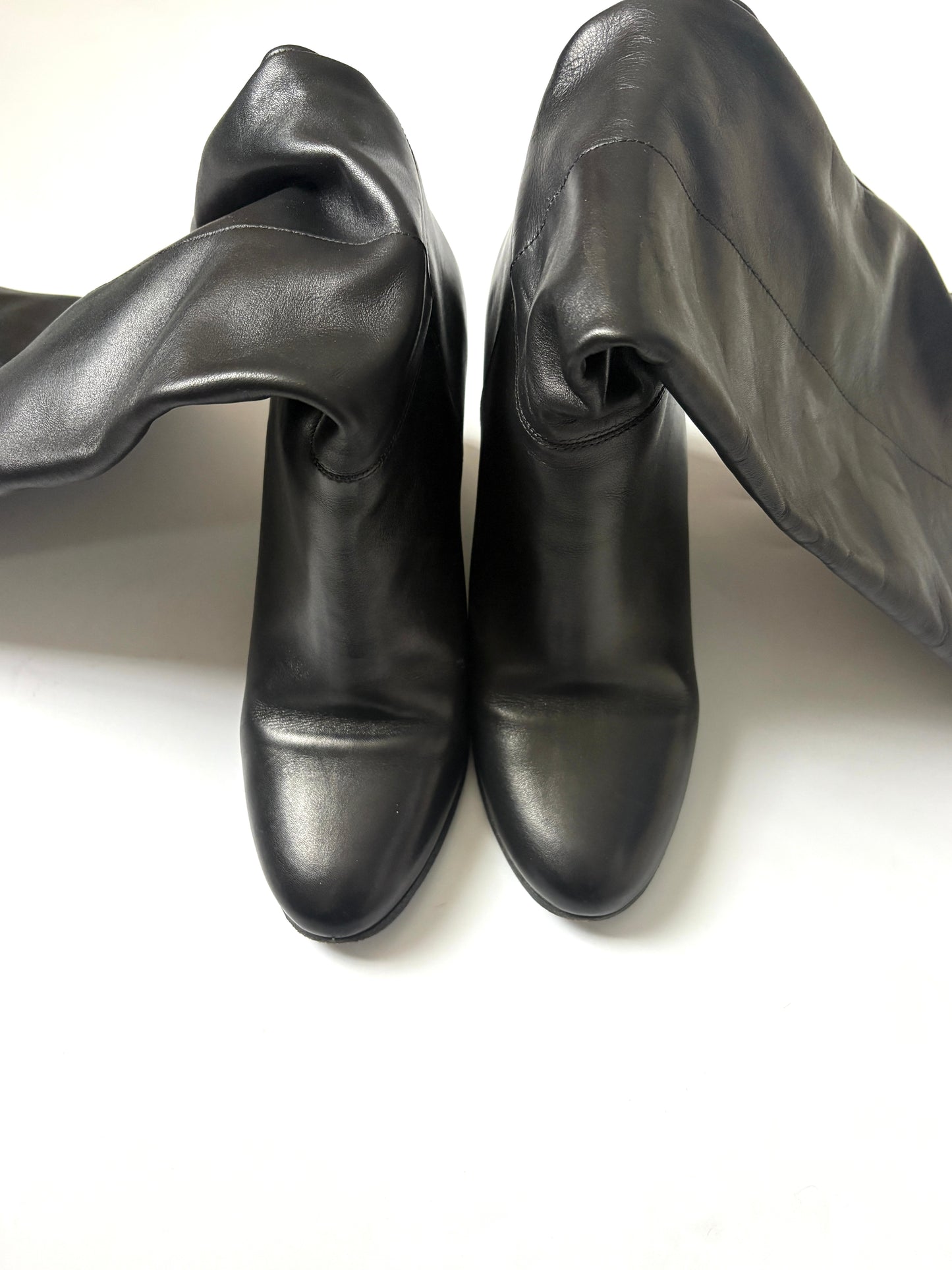 Maje Leather Knee Boots UK 7