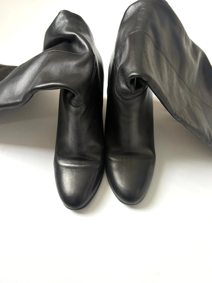 Maje Leather Knee Boots UK 7