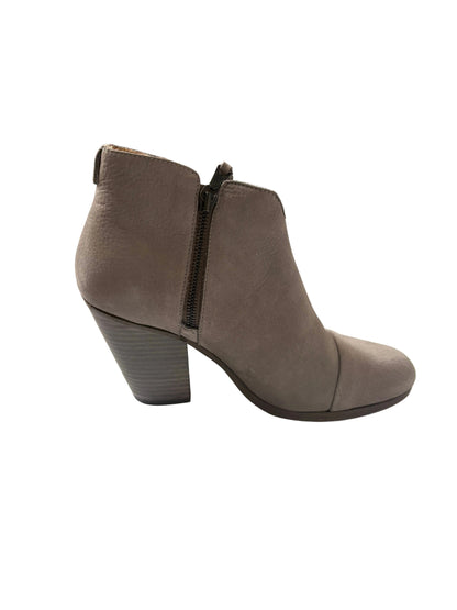 RAG & bONE Margot grey suede ankle boots UK 6