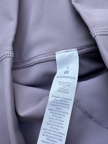 Lululemon Cropped Purple Leggings UK 8