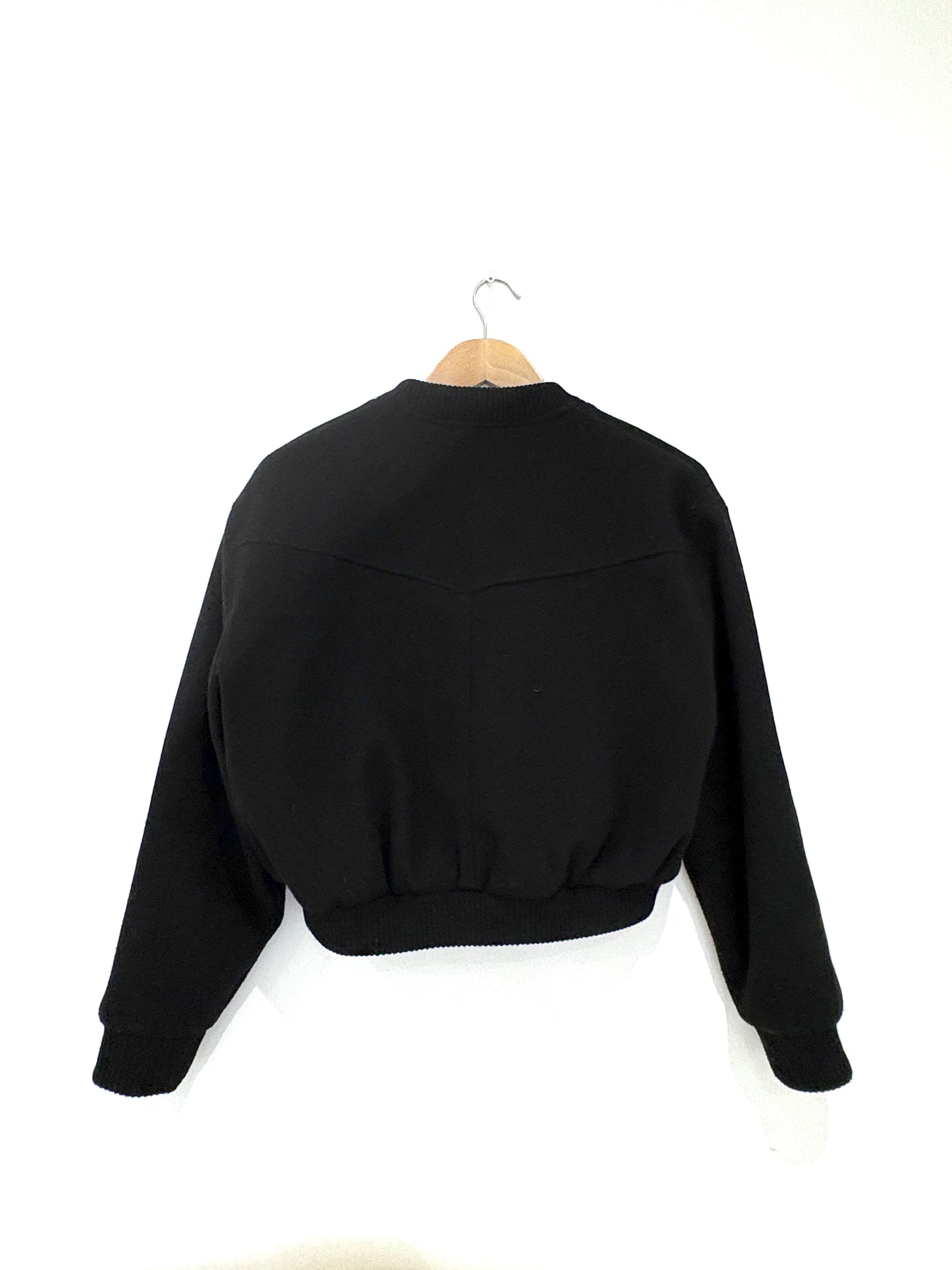 Zara Black Bomber Jacket S