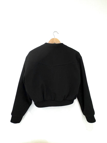 Zara Black Bomber Jacket S