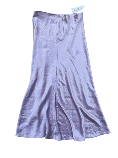 Serena Bute Lilac Flare Bias Maxi Skirt UK 12