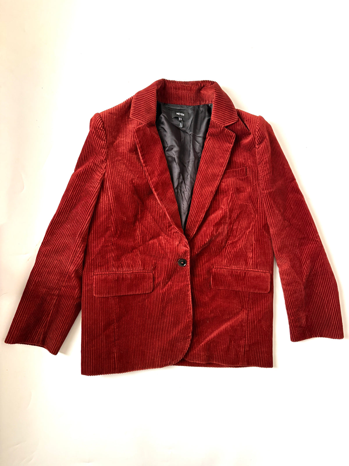 Me+Em Corduroy Brown Blazer with Trousers UK 14