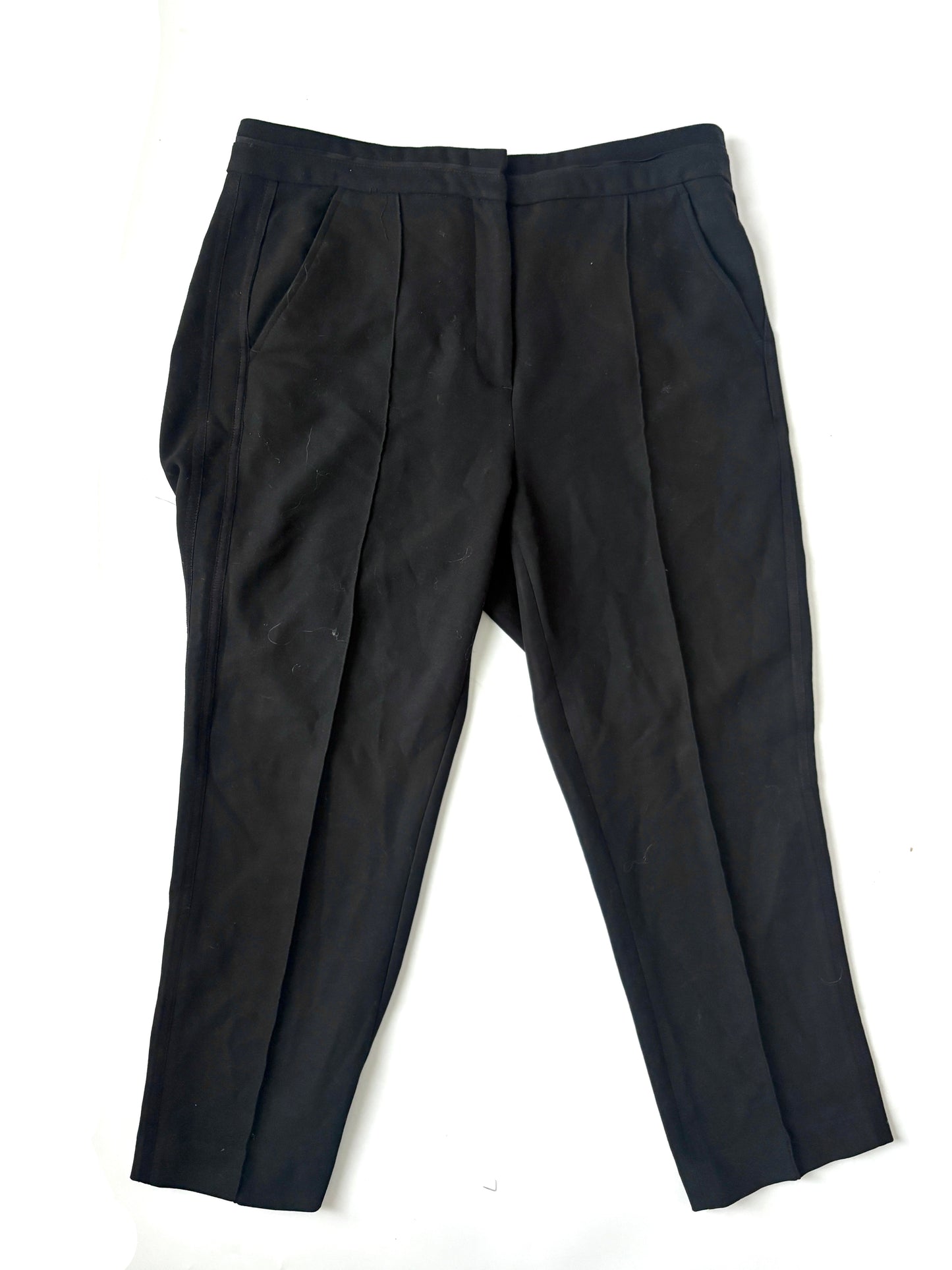 me+em black straight leg trouser