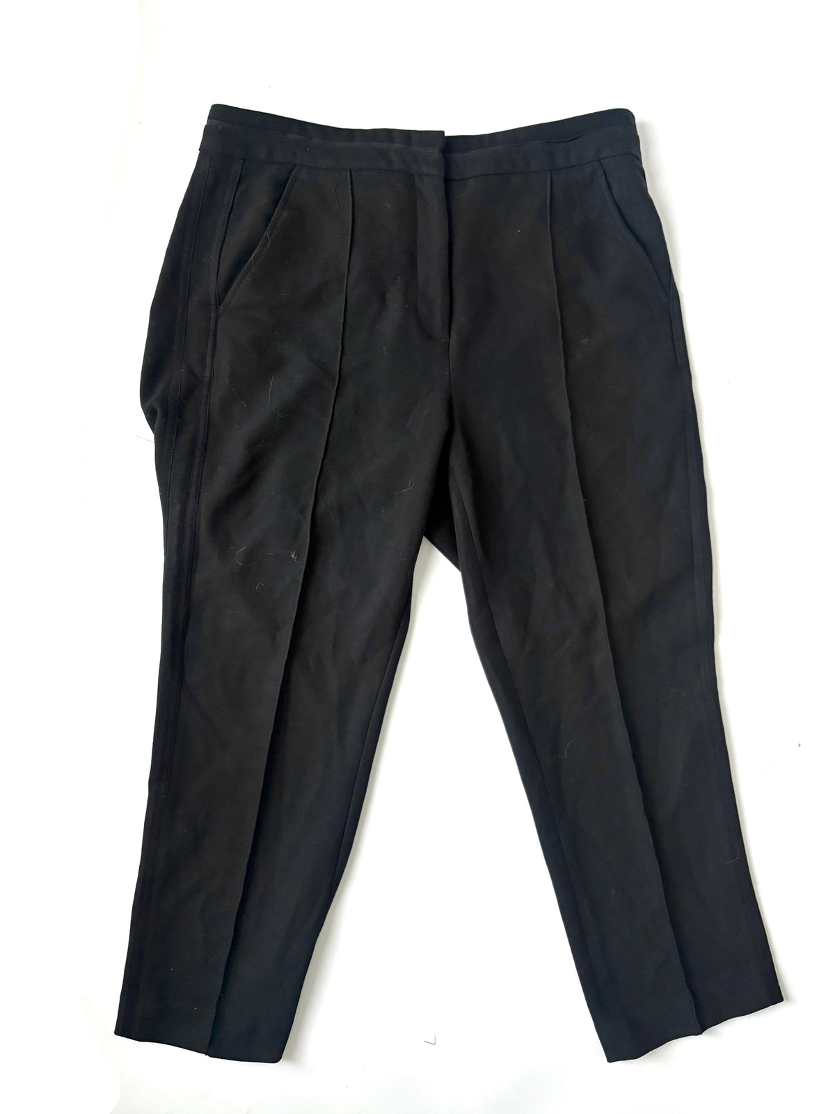 me+em black straight leg trouser