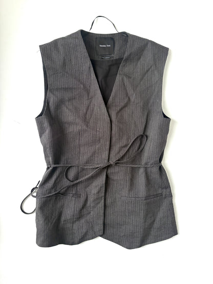 Massimo Dutti Pinstripe waistcoat and trouser set