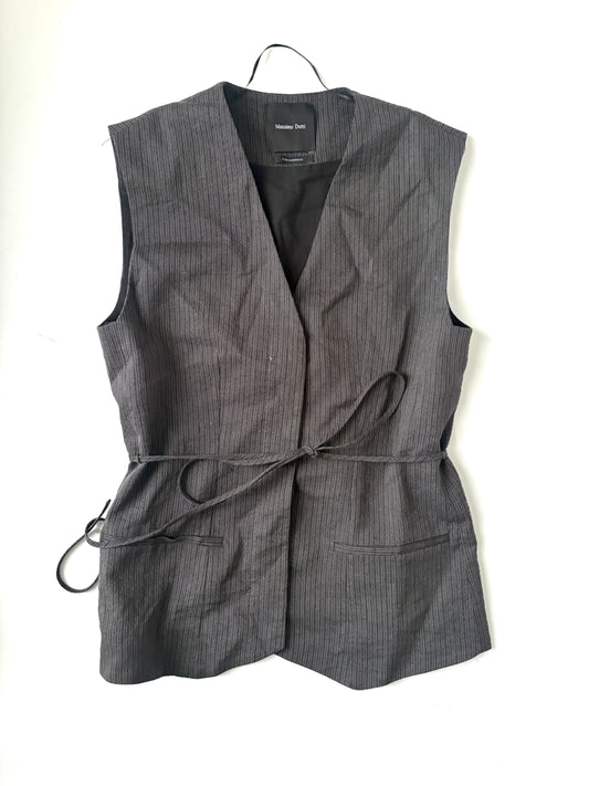 Massimo Dutti Pinstripe waistcoat and trouser set