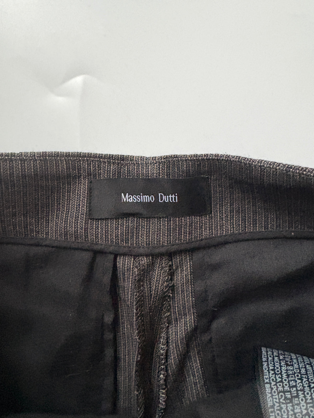Massimo Dutti Pinstripe Waistcoat & Trousers UK 6