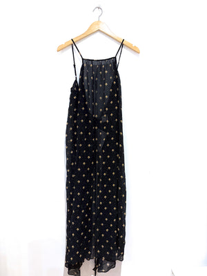 New With Tags Rixo Misty Sheer Wrap Dress S