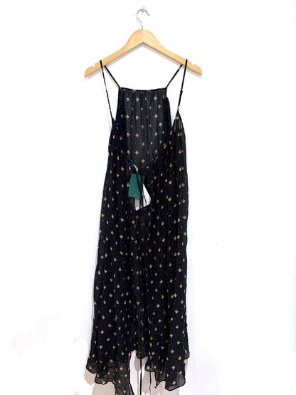 New With Tags Rixo Misty Sheer Wrap Dress S