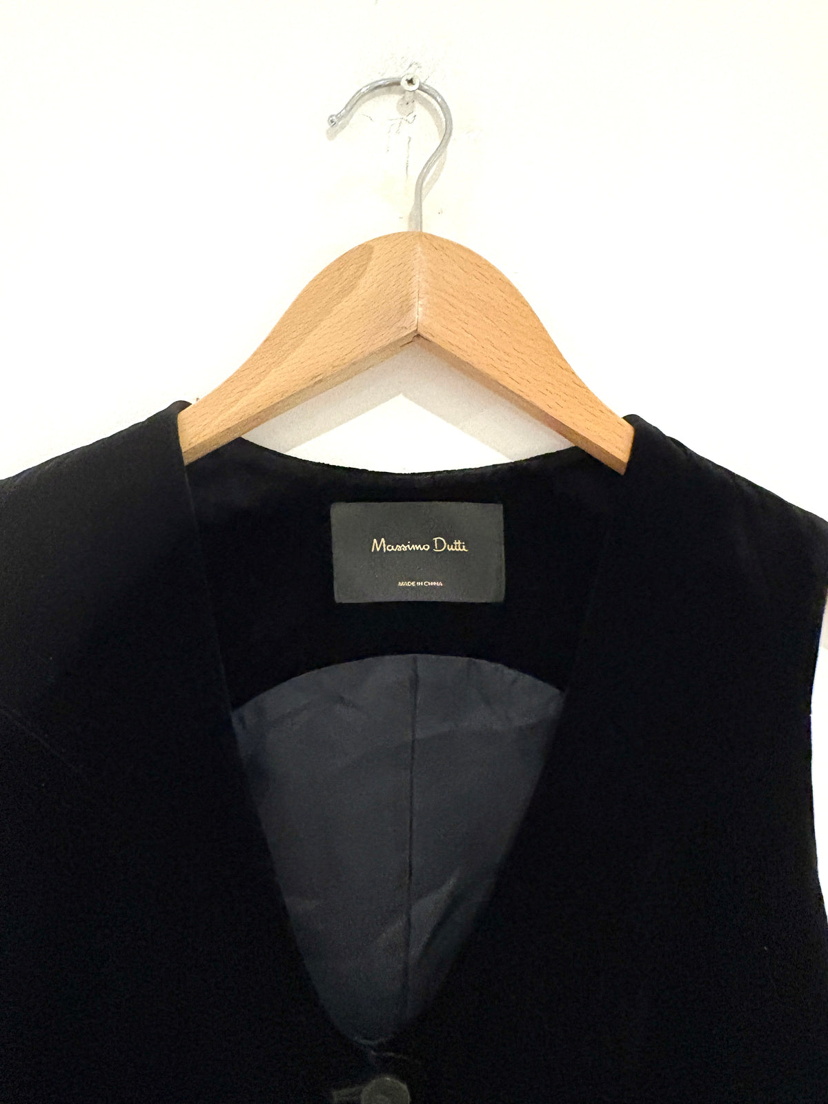 Massimo Dutti Velvet Waistcoat XS