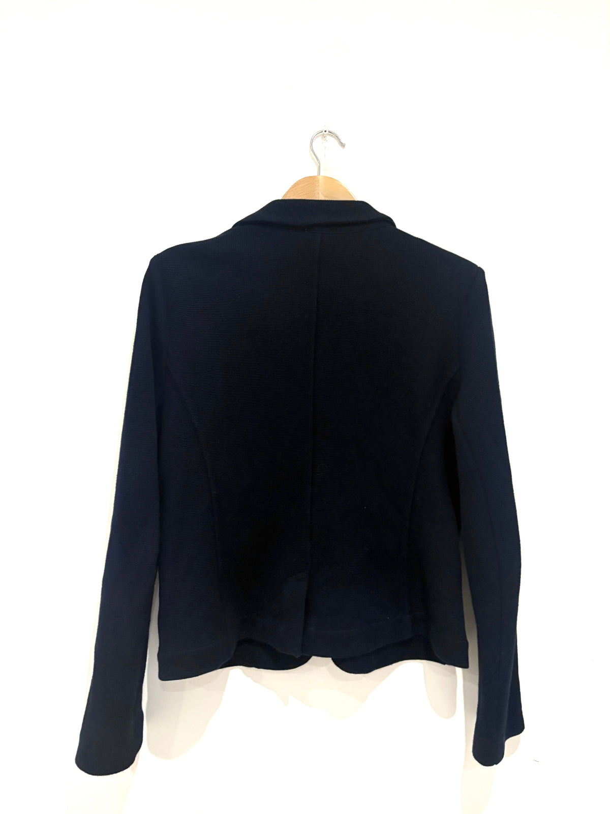 Whistles Navy Cotton Blazer UK 14