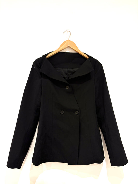 Arket Off-Shoulder Black Blazer