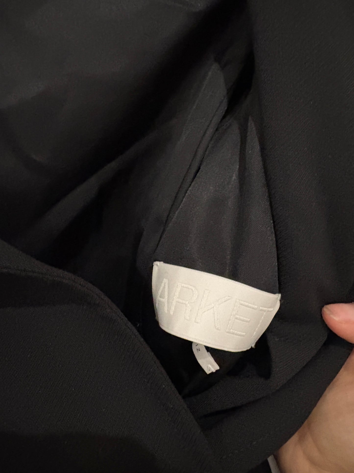 Arket Off-Shoulder Black Blazer UK 6