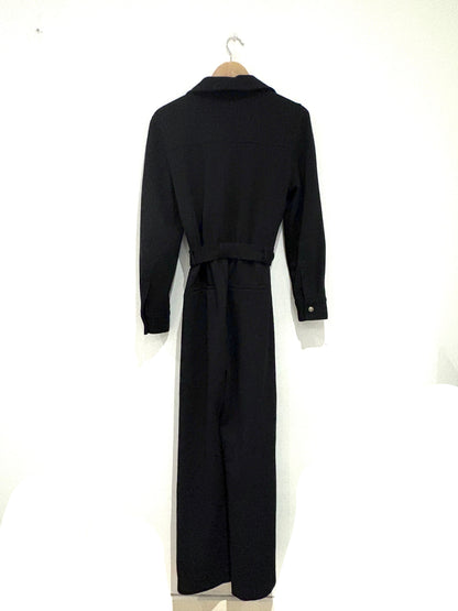 Me+Em Black Jersey Jumpsuit UK 14