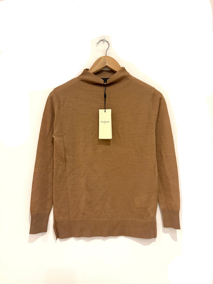 Selected femme camel knit pullover