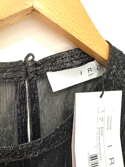 New With Tags Iro Silver Metallic Top UK 10