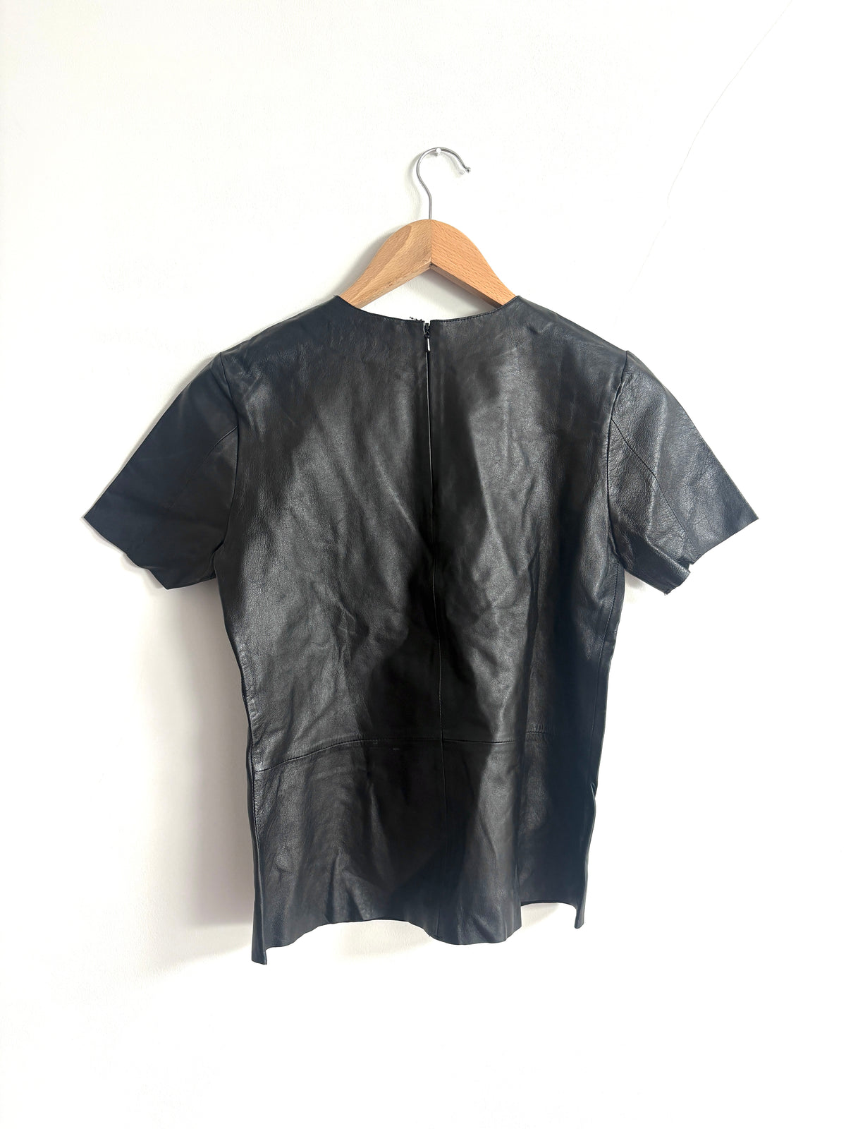 Storm & Marie Leather Blouse UK 6