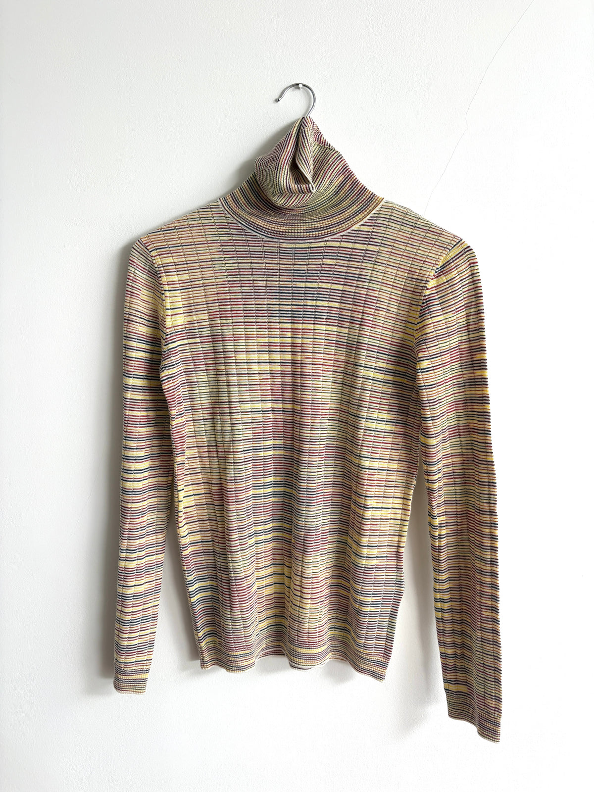 M Missoni multicoloured high neck polo