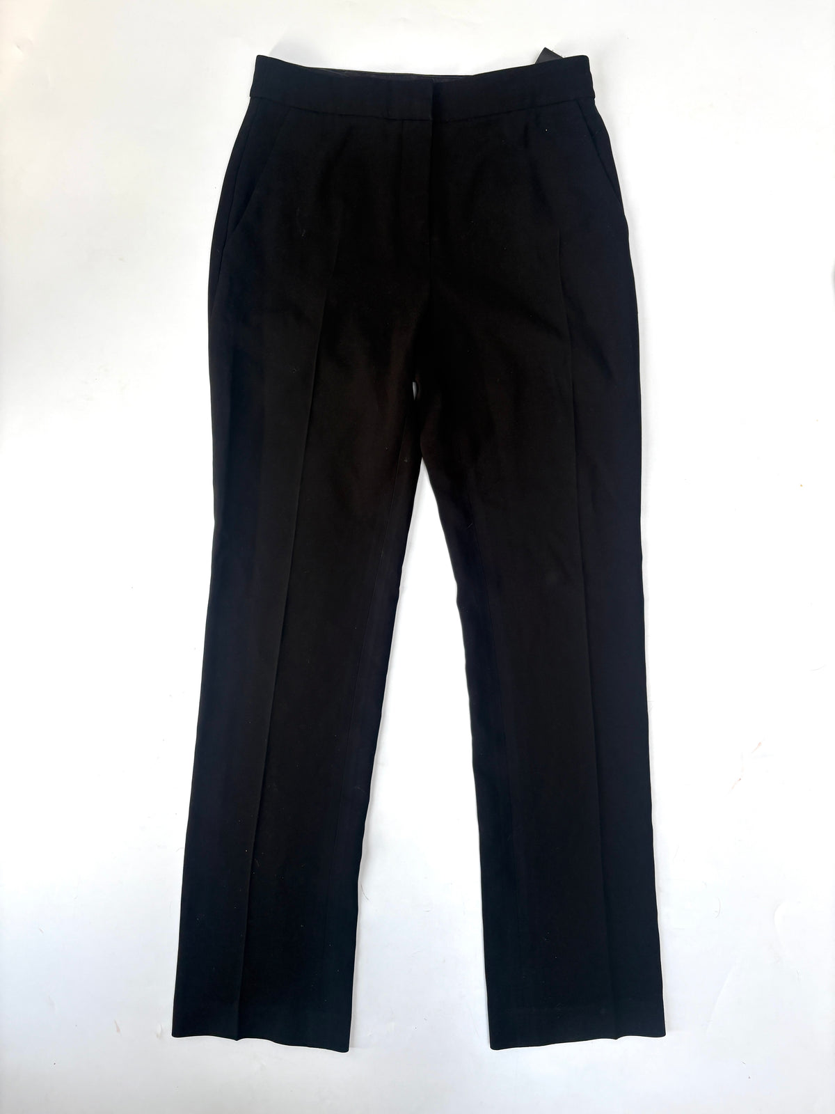 Theory black tailored trousers