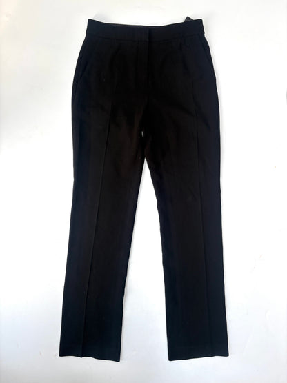 Theory black tailored trousers
