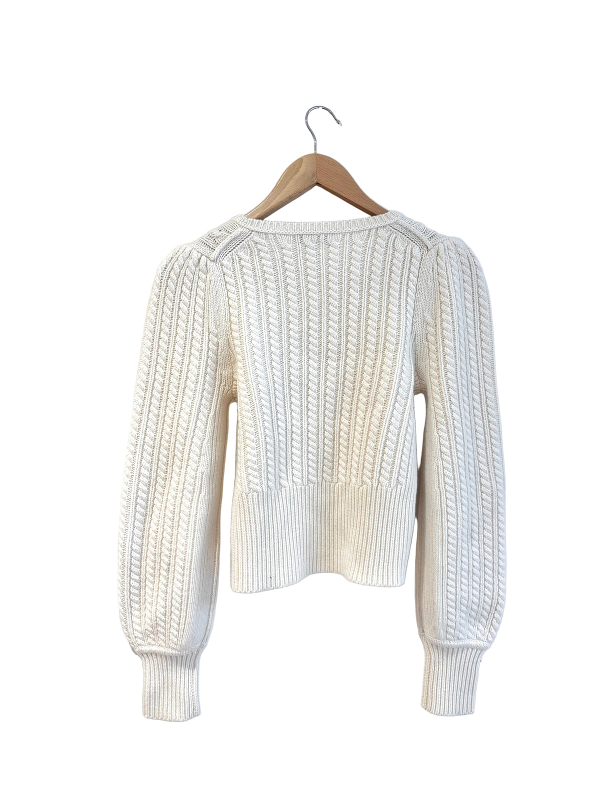 Me+Em Cream Cable Knit Jumper S