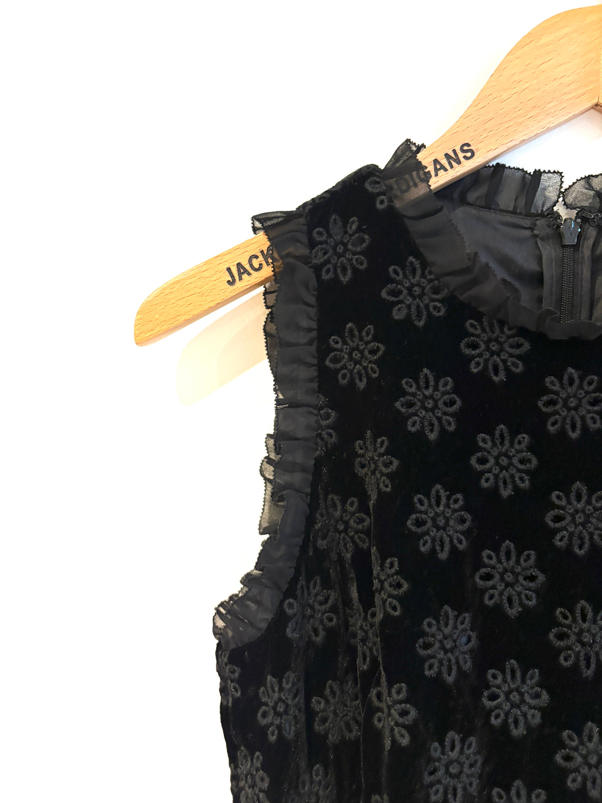 Kate Spade Madison Avenue Black Velvet Dress UK 8