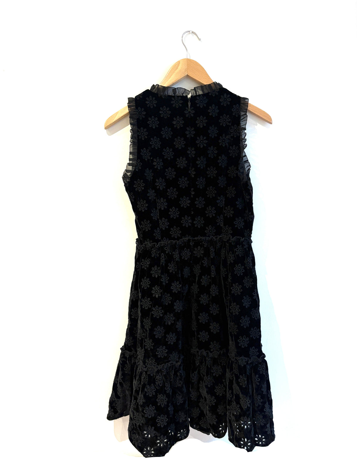 Kate Spade Madison Avenue Black Velvet Dress UK 8