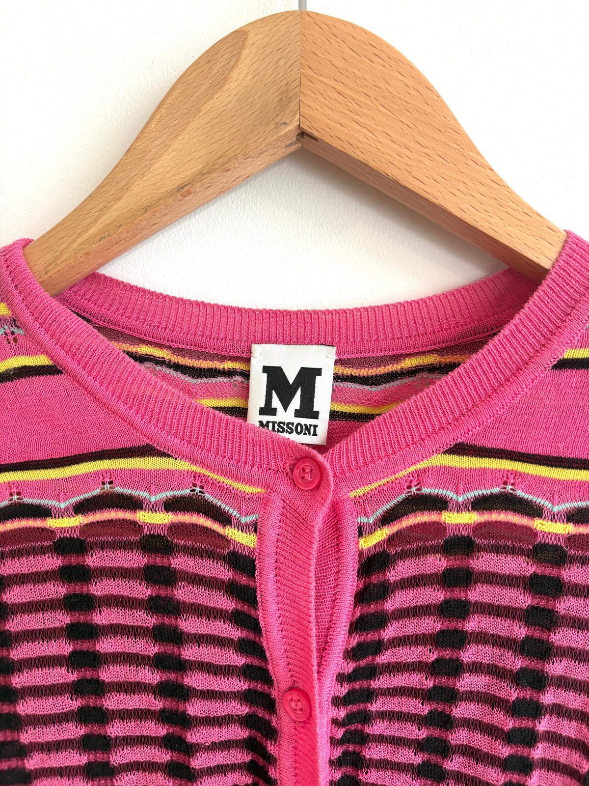 M Missoni Pink Cardigan UK 8