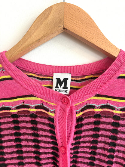 M Missoni Pink Cardigan UK 8