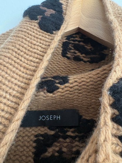 New With Tags Joseph Leopard High Neck Jumper S
