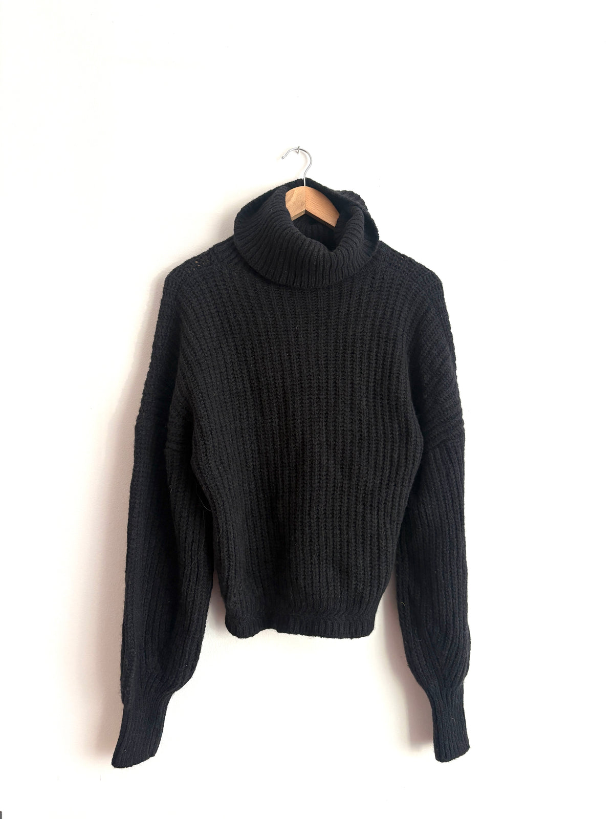 Sessun Black Polo Knit Jumper S