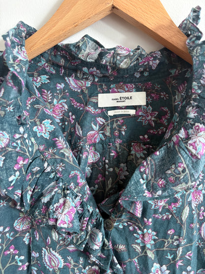 Isabel Marant Etoile Floral Blouse UK 6