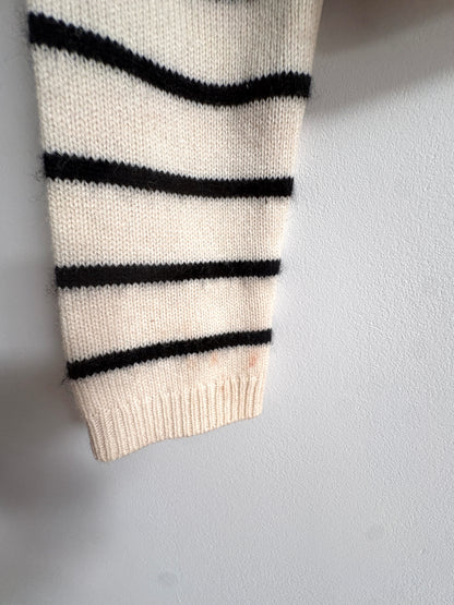 Reformation Striped Cashmere Cardigan S