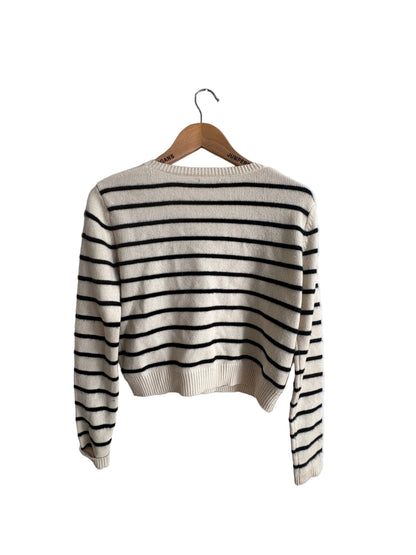 Reformation Striped Cashmere Cardigan S