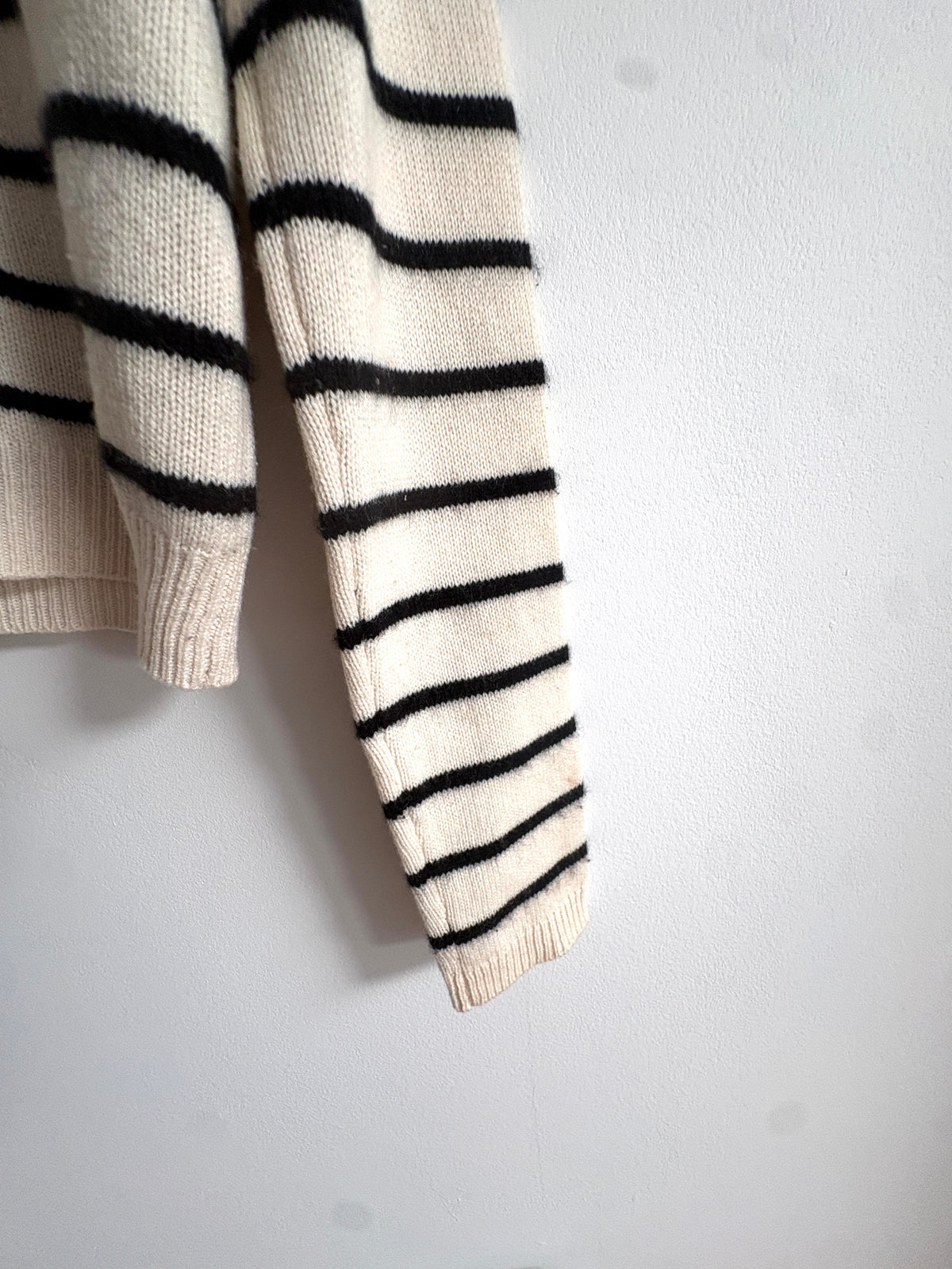 Reformation Striped Cashmere Cardigan S