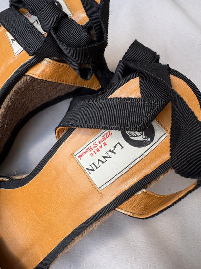 Lanvin Black Espadrilles UK 6