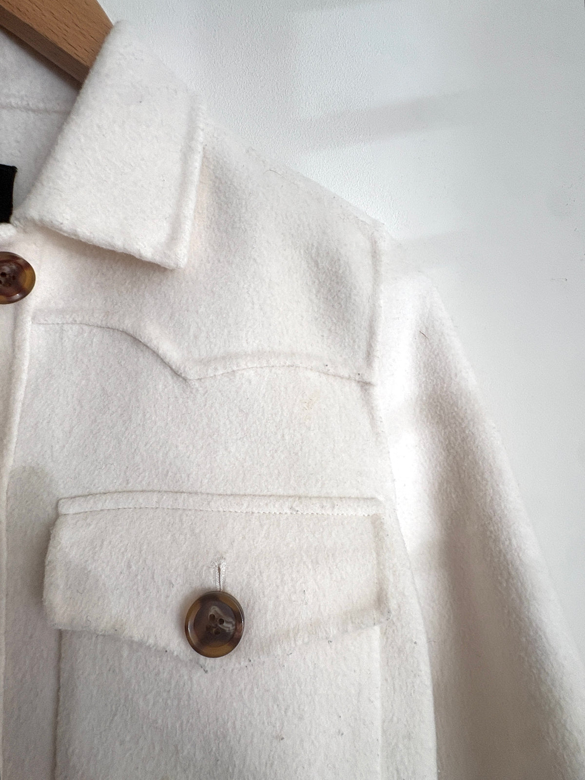 Rails Boxy Fit Cream Chico Petite Jacket XS
