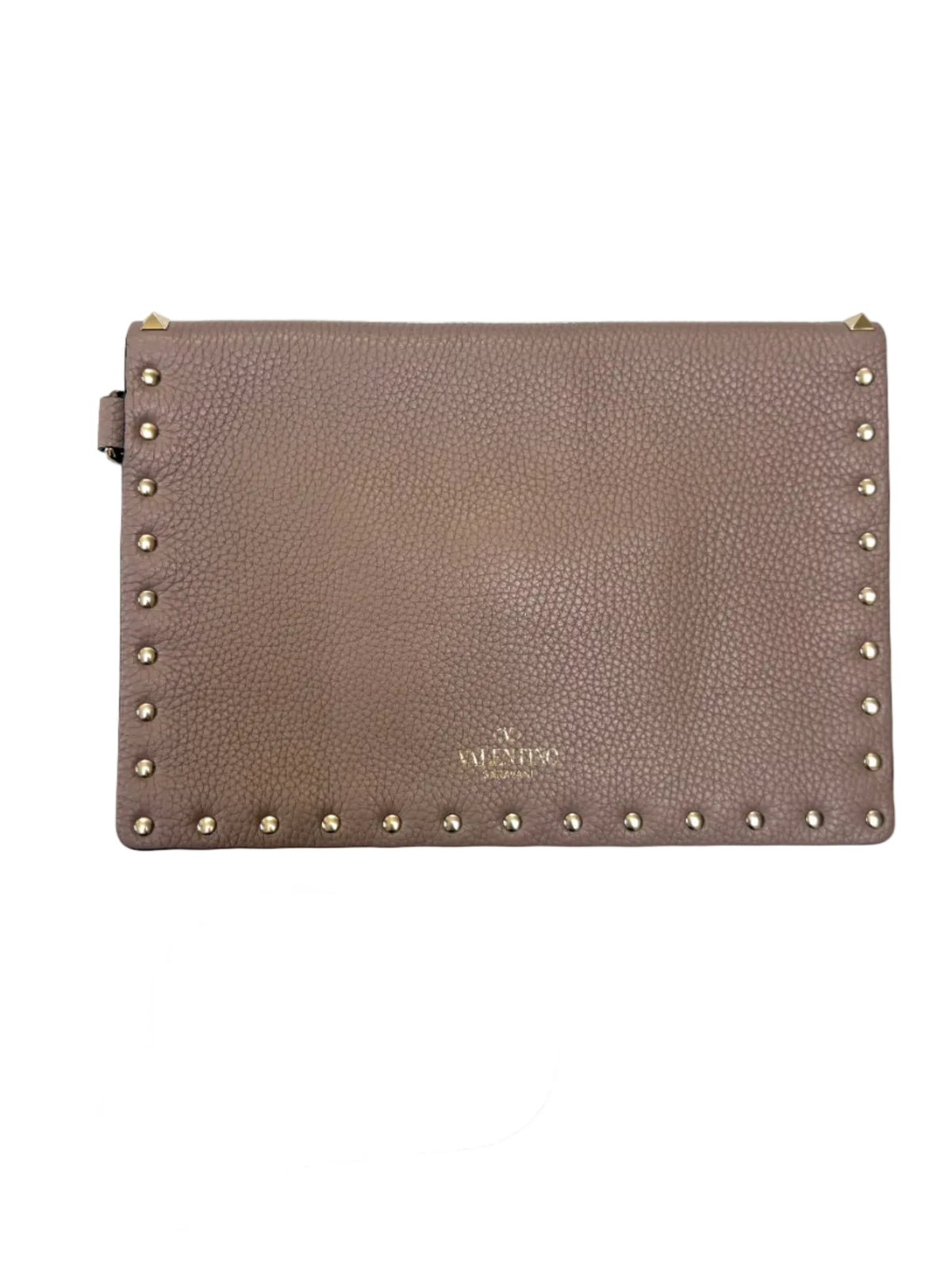 Valentino Garavani Grainy Rockstud Pouch