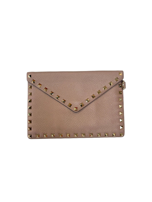 Valentino Garavani Grainy Rockstud Pouch