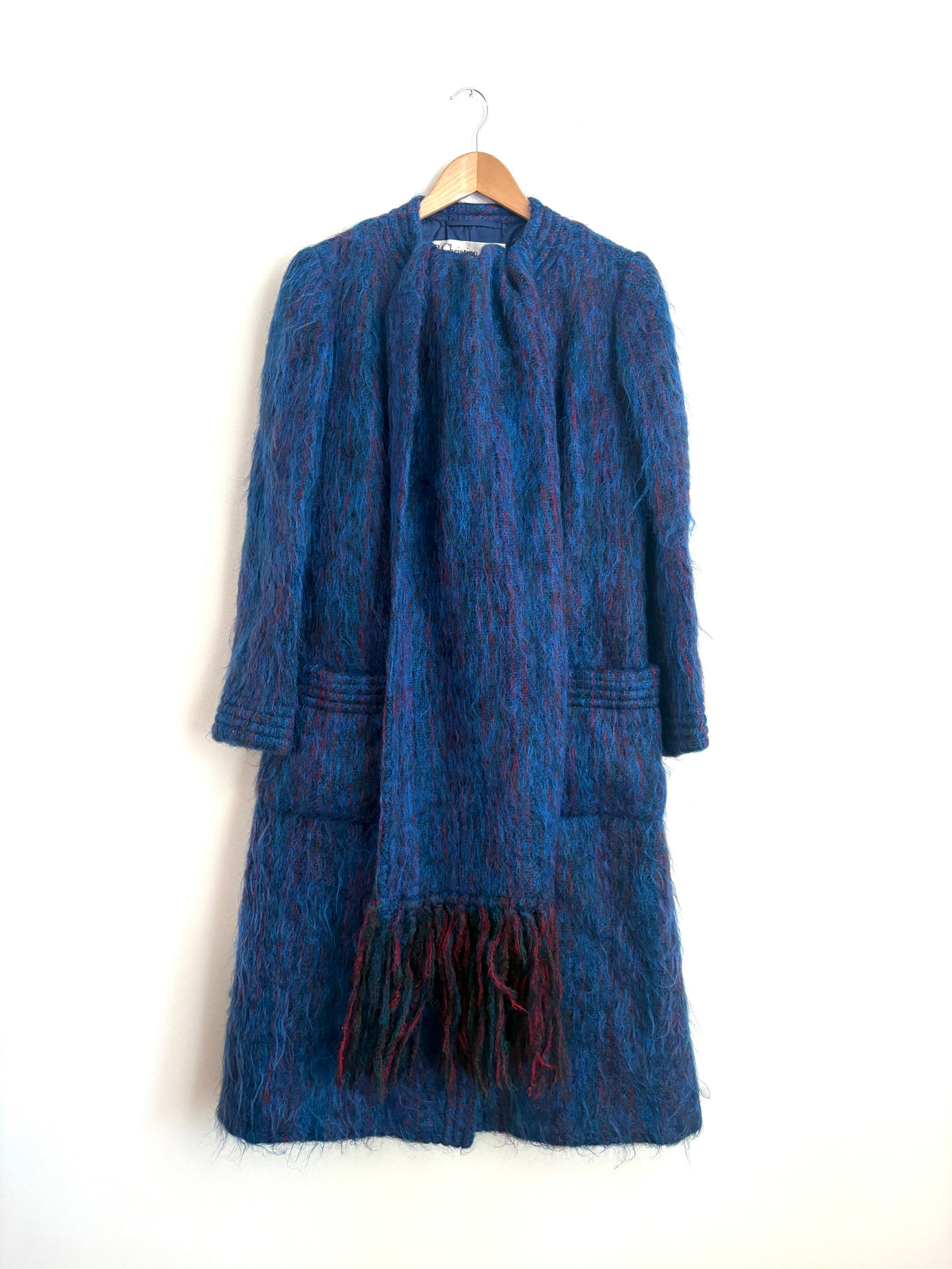 Christian Dior Vintage Mohair and Wool Long Coat